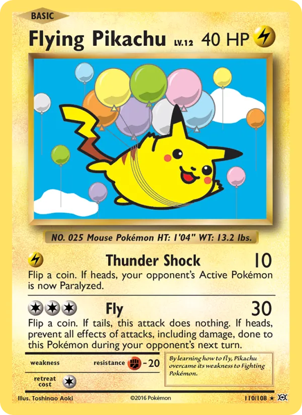 Flying Pikachu – Evolutions 110