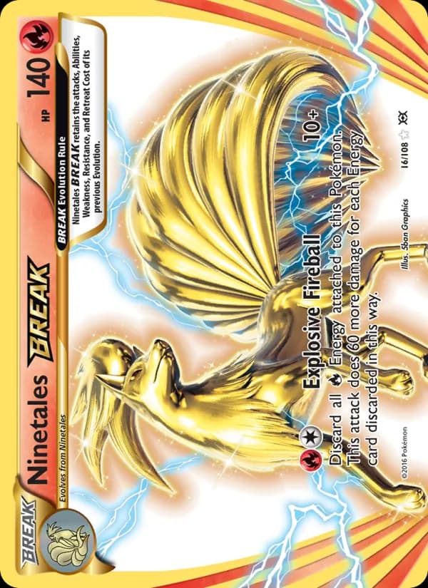 Ninetales BREAK – Evolutions 16
