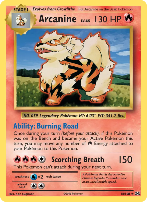Arcanine – Evolutions 18
