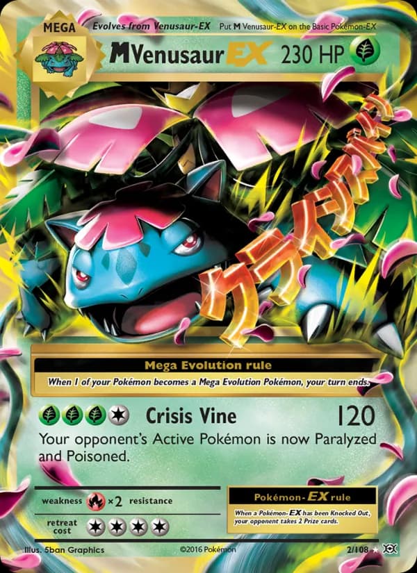 M Venusaur EX – Evolutions 2
