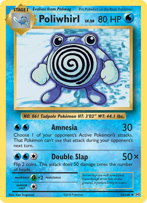 Poliwhirl – Evolutions 24