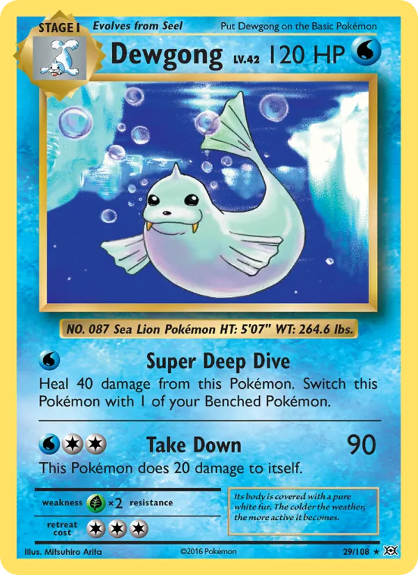 Dewgong – Evolutions 29
