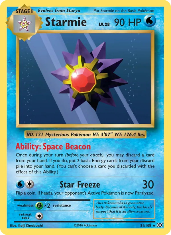 Starmie – Evolutions 31