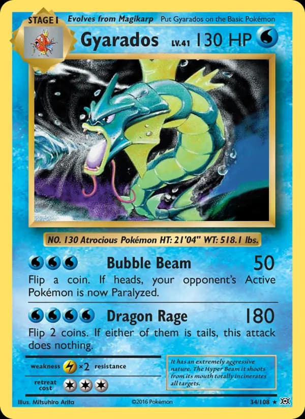Gyarados – Evolutions 34