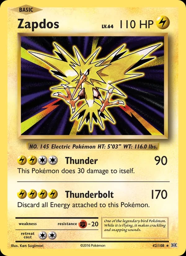 Zapdos – Evolutions 42