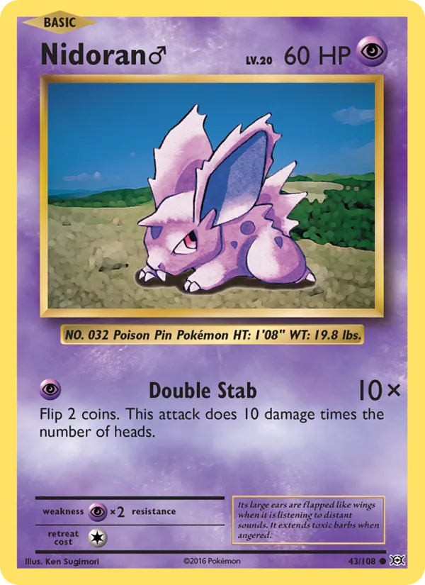 Nidoran♂ – Evolutions 43