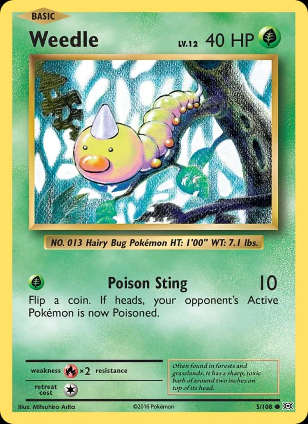 Weedle – Evolutions 5
