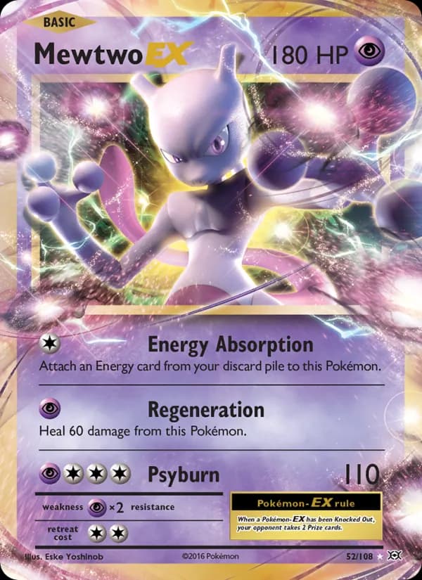 Mewtwo EX – Evolutions 52