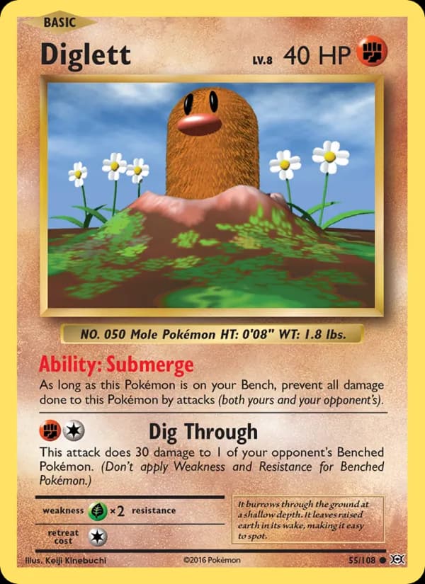 Diglett – Evolutions 55