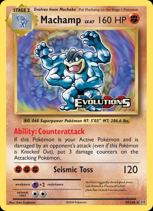 Machamp – Evolutions 59