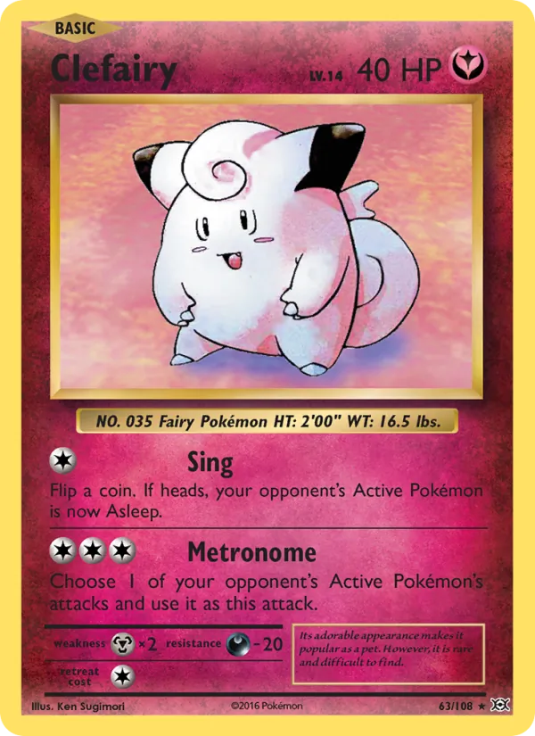 Clefairy – Evolutions 63