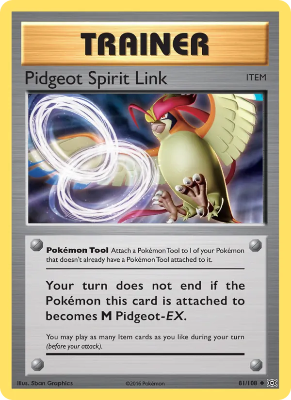 Pidgeot Spirit Link – Evolutions 81