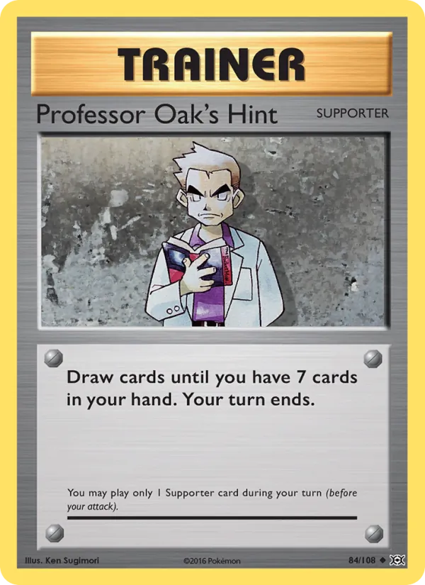 Professor Oak's Hint – Evolutions 84