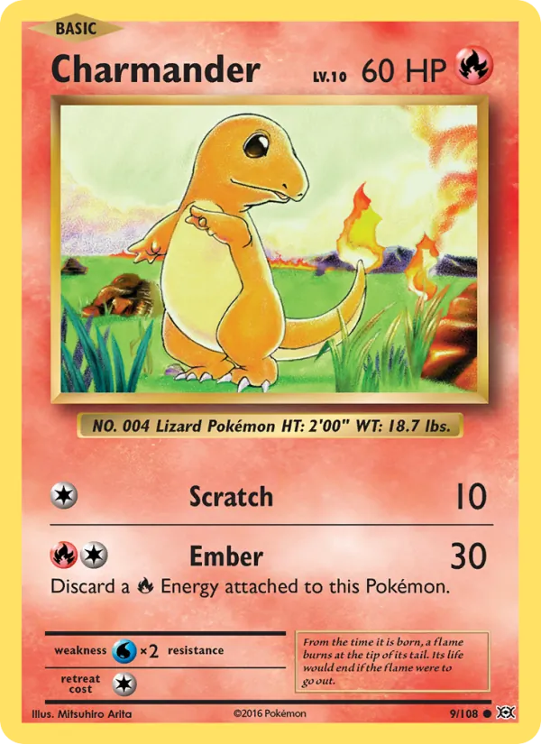Charmander – Evolutions 9