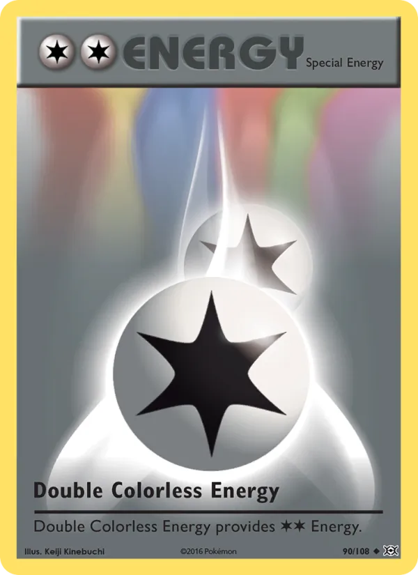 Double Colorless Energy – Evolutions 90