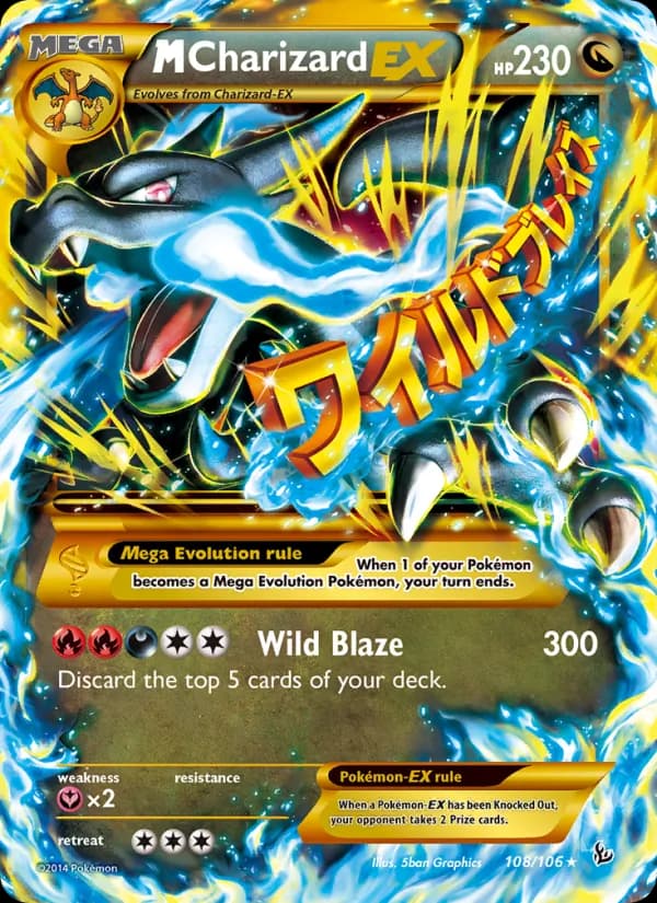 M Charizard EX – Flashfire 108