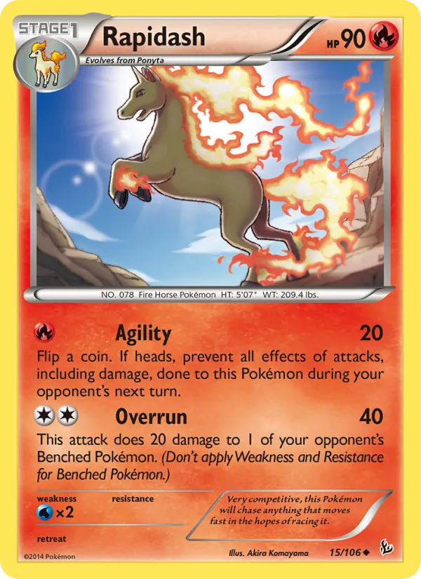 Rapidash – Flashfire 15