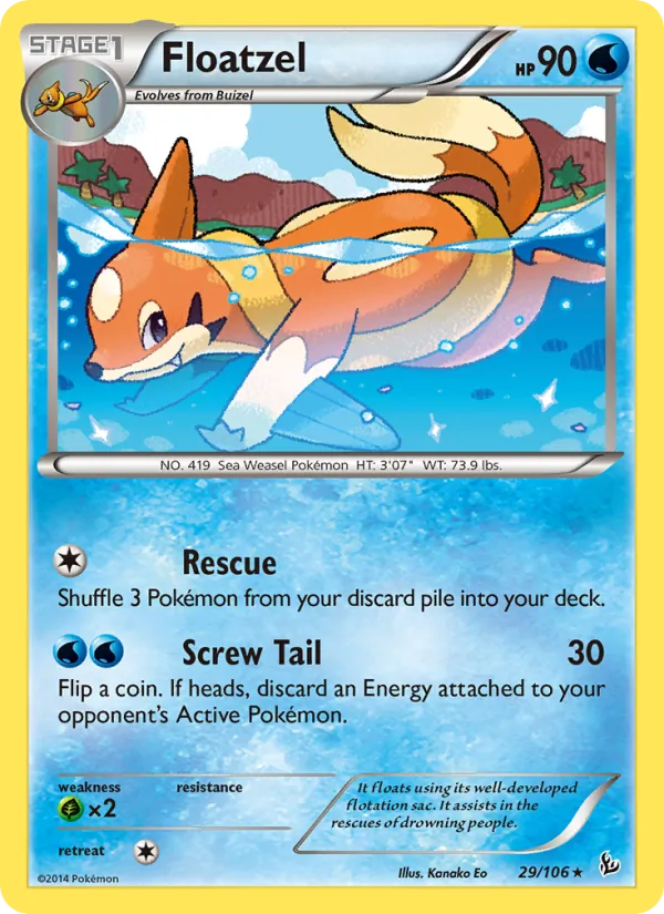 Floatzel – Flashfire 29