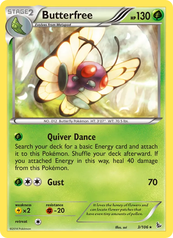 Butterfree – Flashfire 3