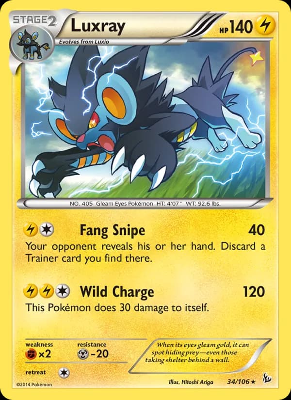 Luxray – Flashfire 34