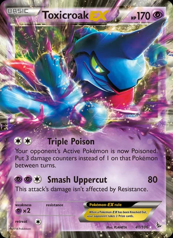 Toxicroak EX – Flashfire 41