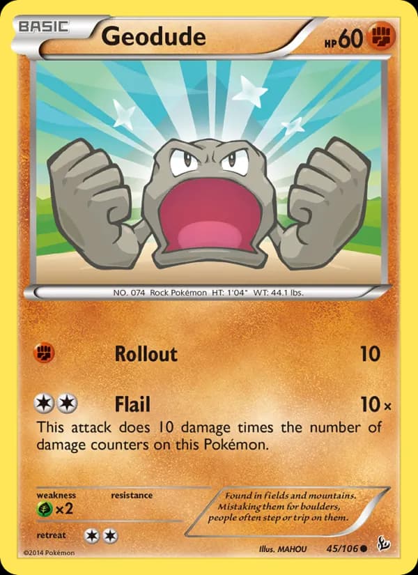 Geodude – Flashfire 45