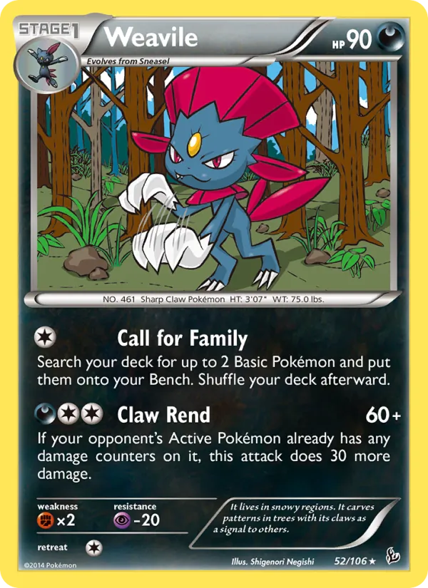 Weavile – Flashfire 52