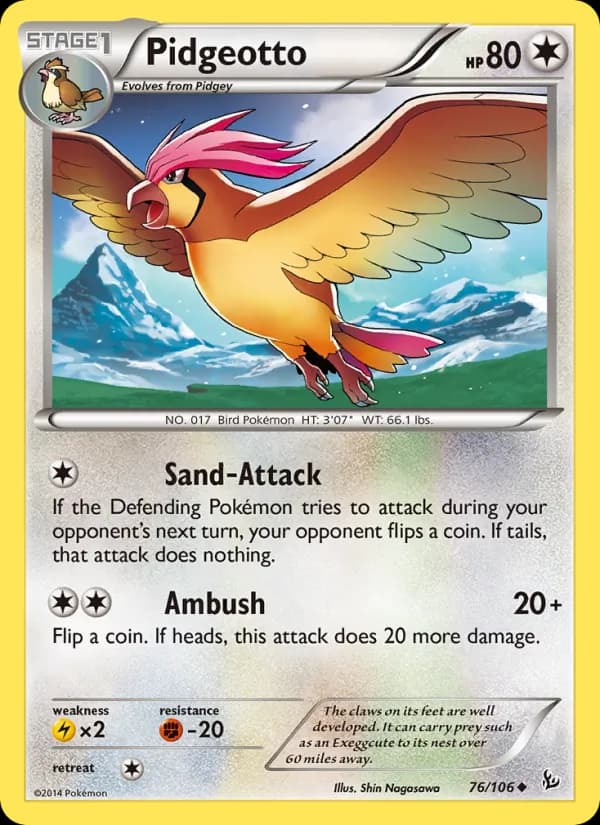 Pidgeotto – Flashfire 76