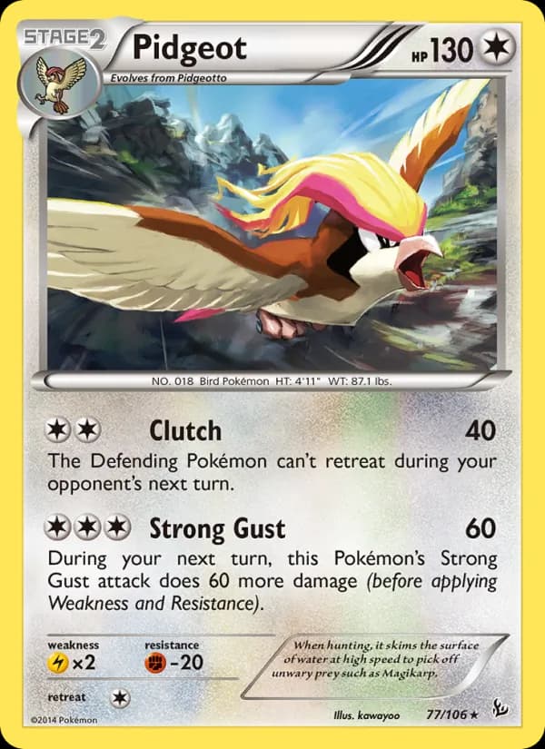 Pidgeot – Flashfire 77