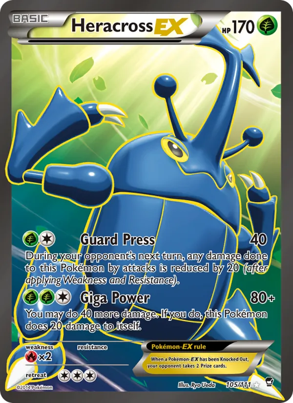 Heracross EX – Furious Fists 105