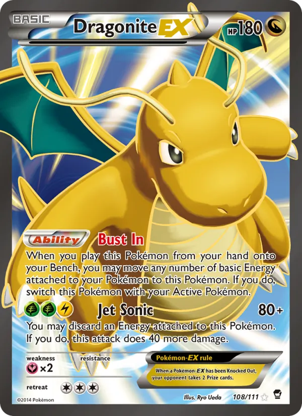 Dragonite EX – Furious Fists 108