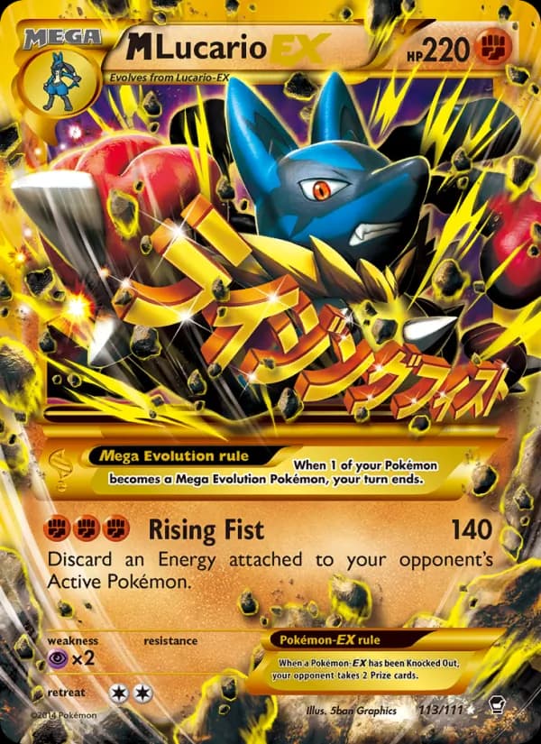 M Lucario EX – Furious Fists 113