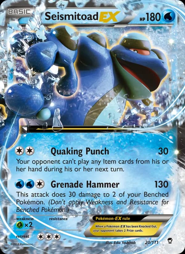 Seismitoad EX – Furious Fists 20