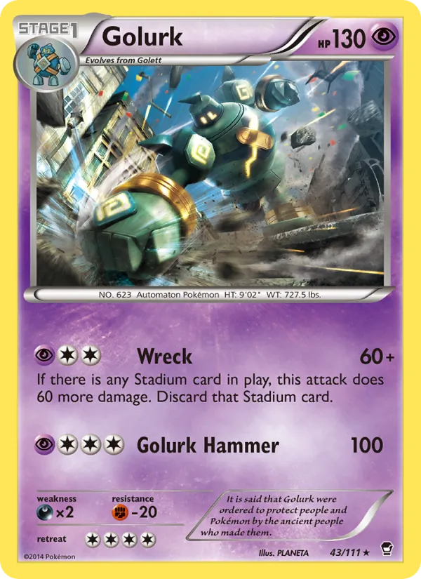 Golurk – Furious Fists 43