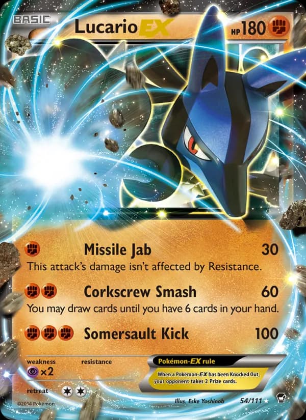 Lucario EX – Furious Fists 54
