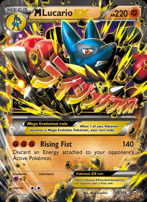 M Lucario EX – Furious Fists 55