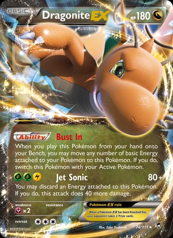 Dragonite EX – Furious Fists 74