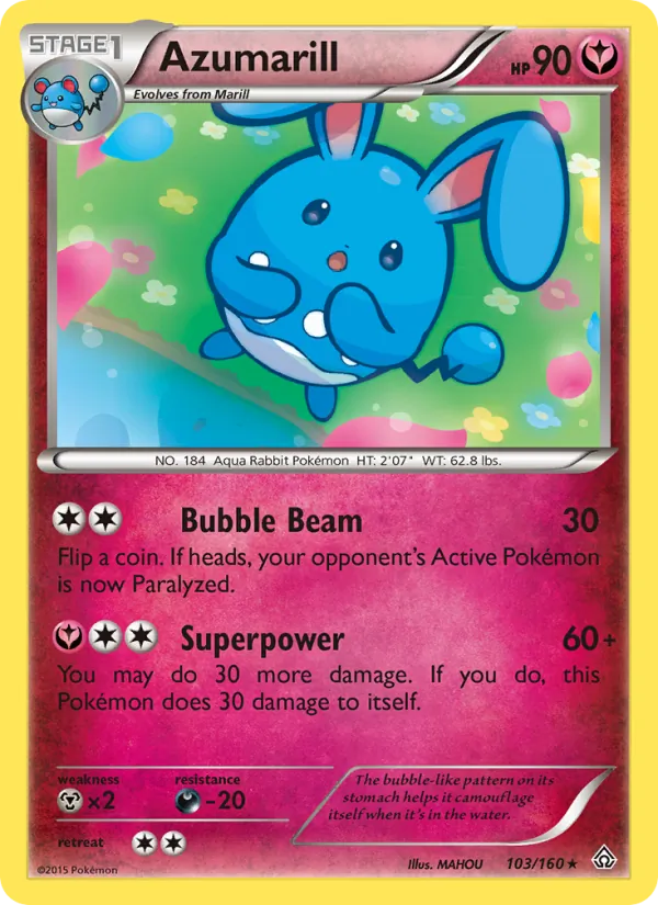 Azumarill – Primal Clash 103