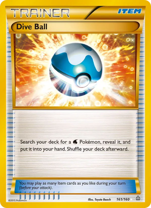 Dive Ball – Primal Clash 161