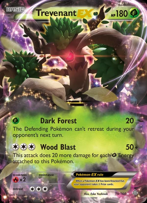 Trevenant EX – Primal Clash 19