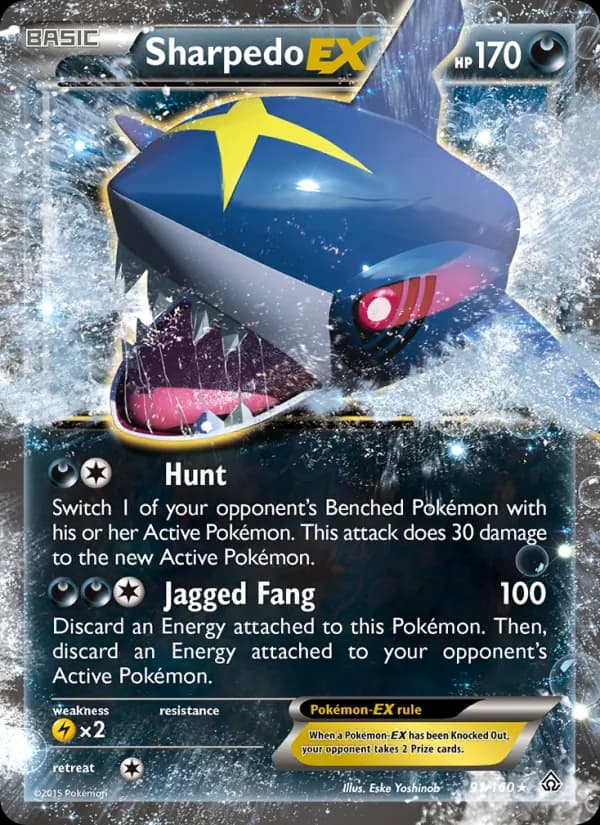 Sharpedo EX – Primal Clash 91