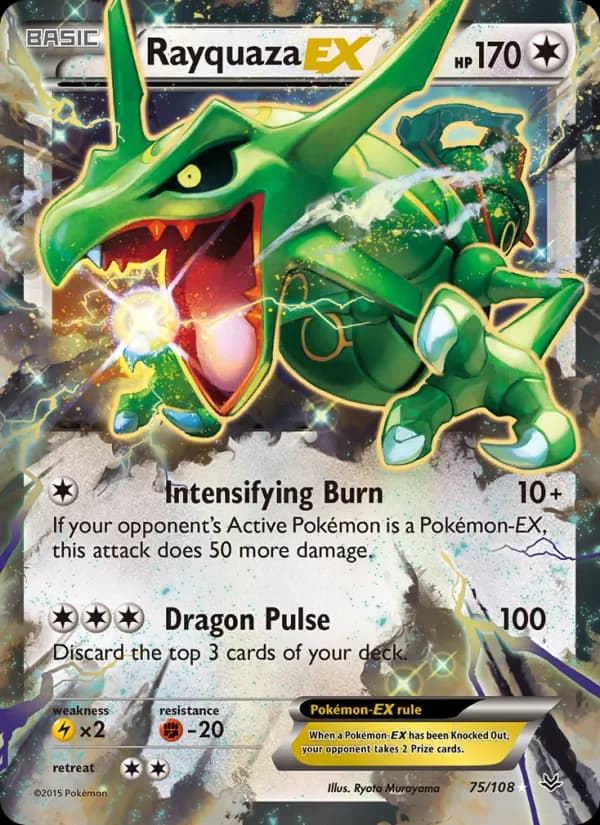 Rayquaza EX – Roaring Skies 75