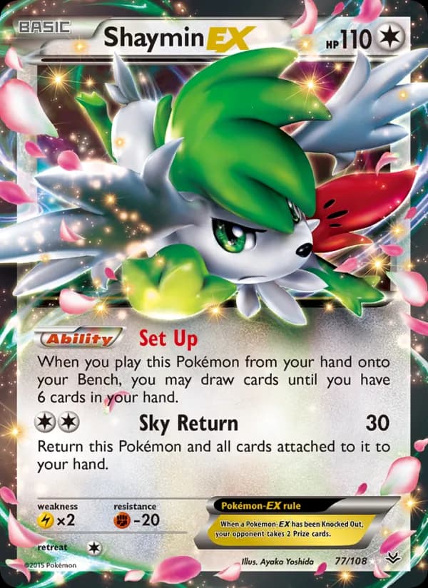 Shaymin EX – Roaring Skies 77