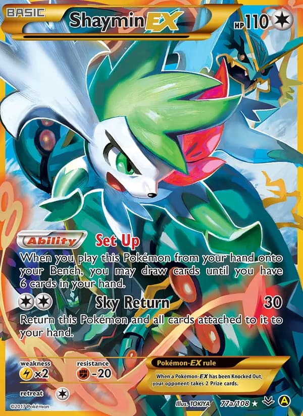 Shaymin EX – Roaring Skies 77a
