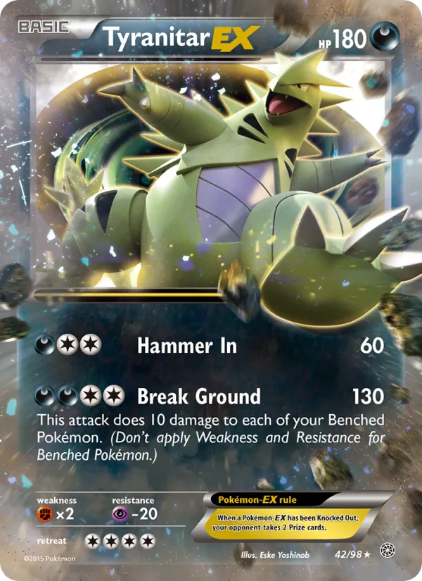 Tyranitar EX – Ancient Origins 42