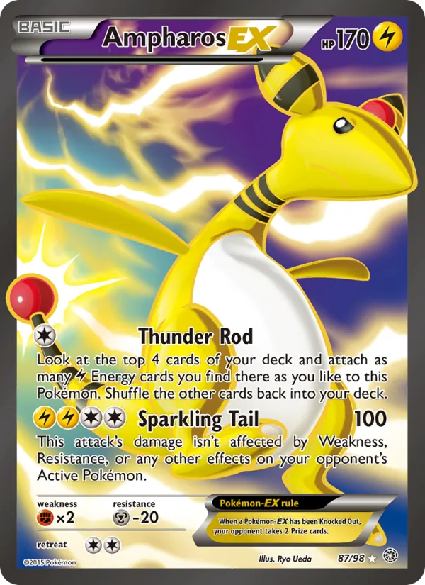 Ampharos EX – Ancient Origins 87