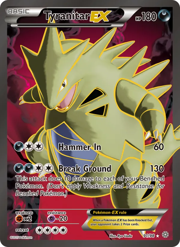 Tyranitar EX – Ancient Origins 91