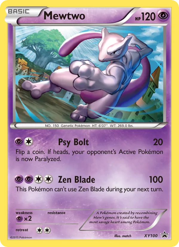 Mewtwo – XY Black Star Promos XY100