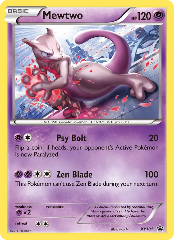Mewtwo – XY Black Star Promos XY101