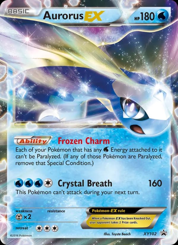 Aurorus EX – XY Black Star Promos XY102